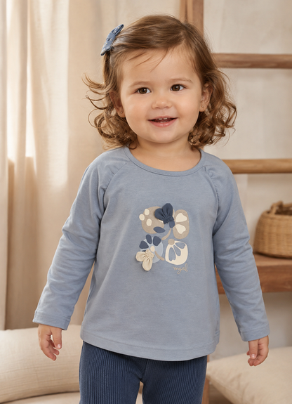Polera Niña Manga Larga — Ópalo Mayoral
