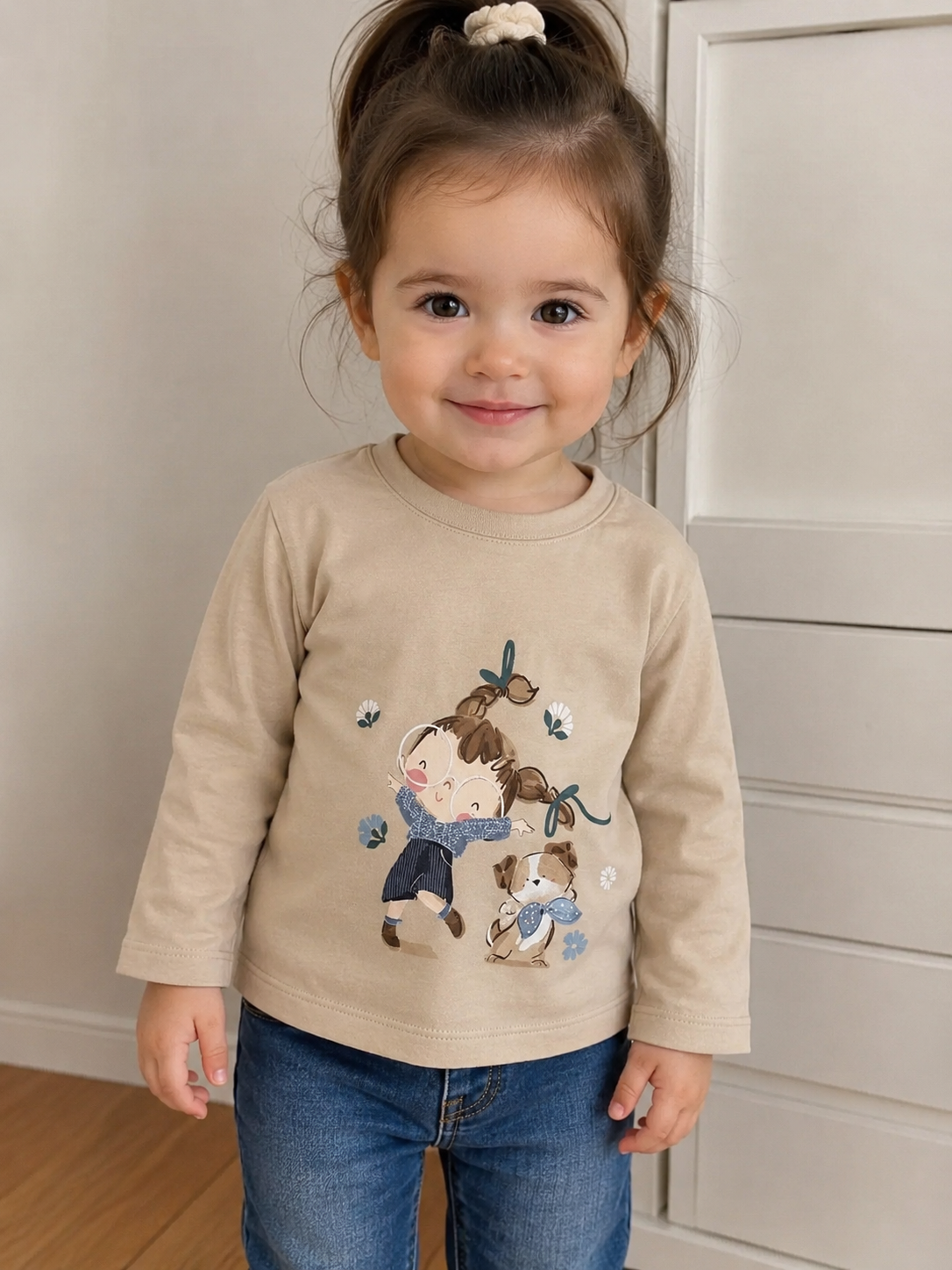 Polera Niña Manga Larga - Arena Mayoral