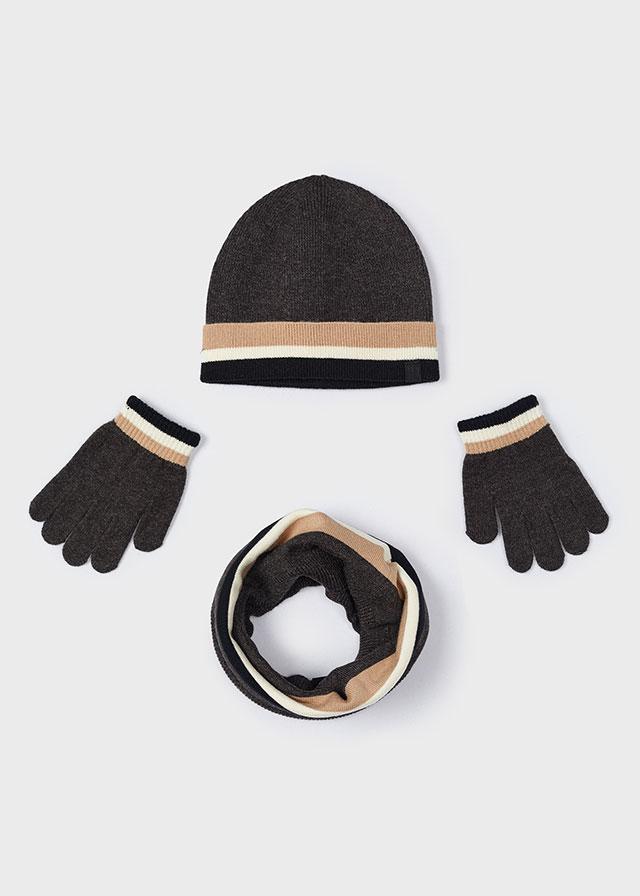 Set gorro cuello y guantes lápiz vig Mayoral - vista frontal