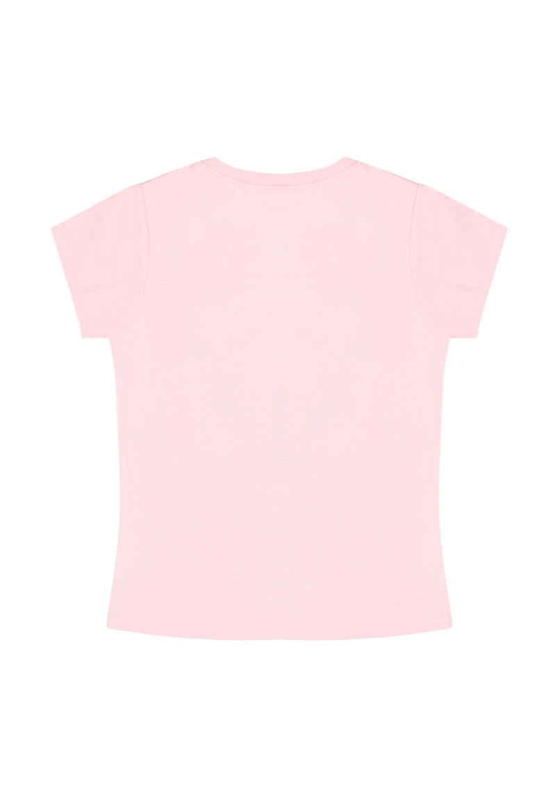 POLERA NIÑA ESTAMPADOS ROSADOS