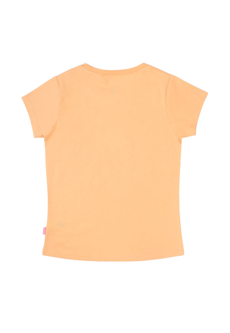 POLERA NIÑA ESTAMPADOS NARANJO