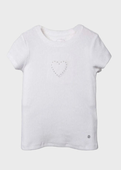 POLERA NIÑA BLANCO ESTRELLA