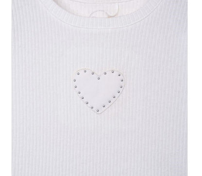 POLERA NIÑA BLANCO ESTRELLA