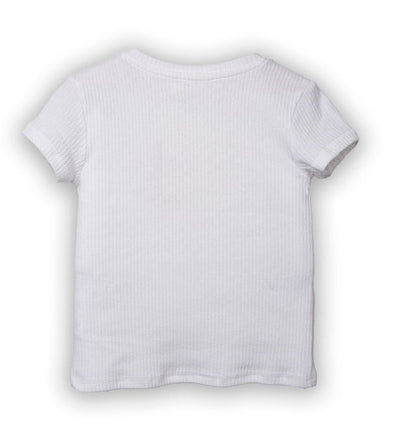 POLERA NIÑA BLANCO ESTRELLA