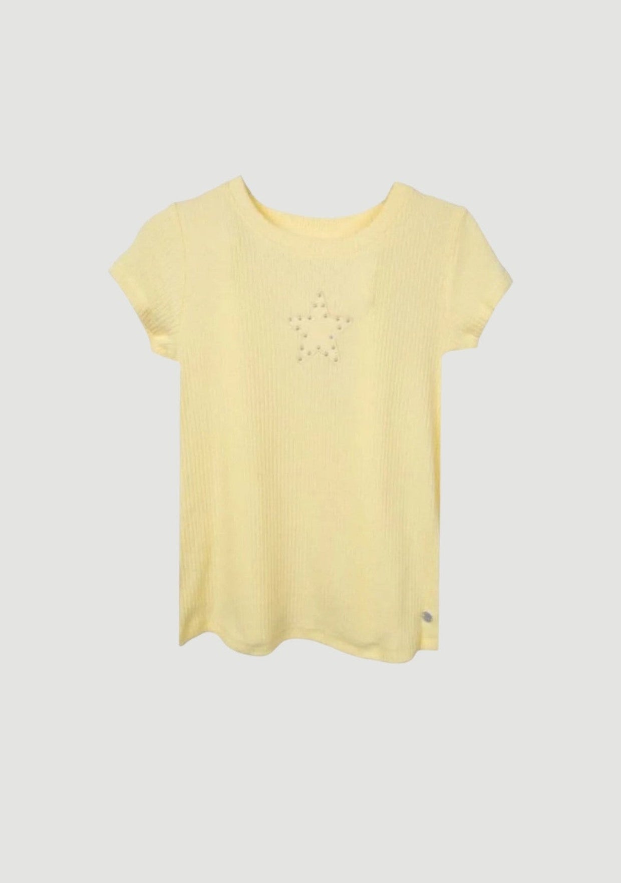 POLERA NIÑA AMARILLA ESTRELLA