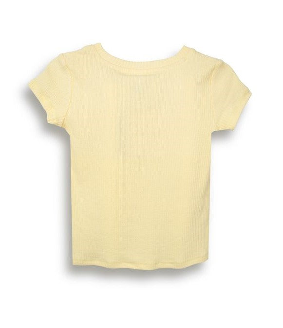 POLERA NIÑA AMARILLA ESTRELLA