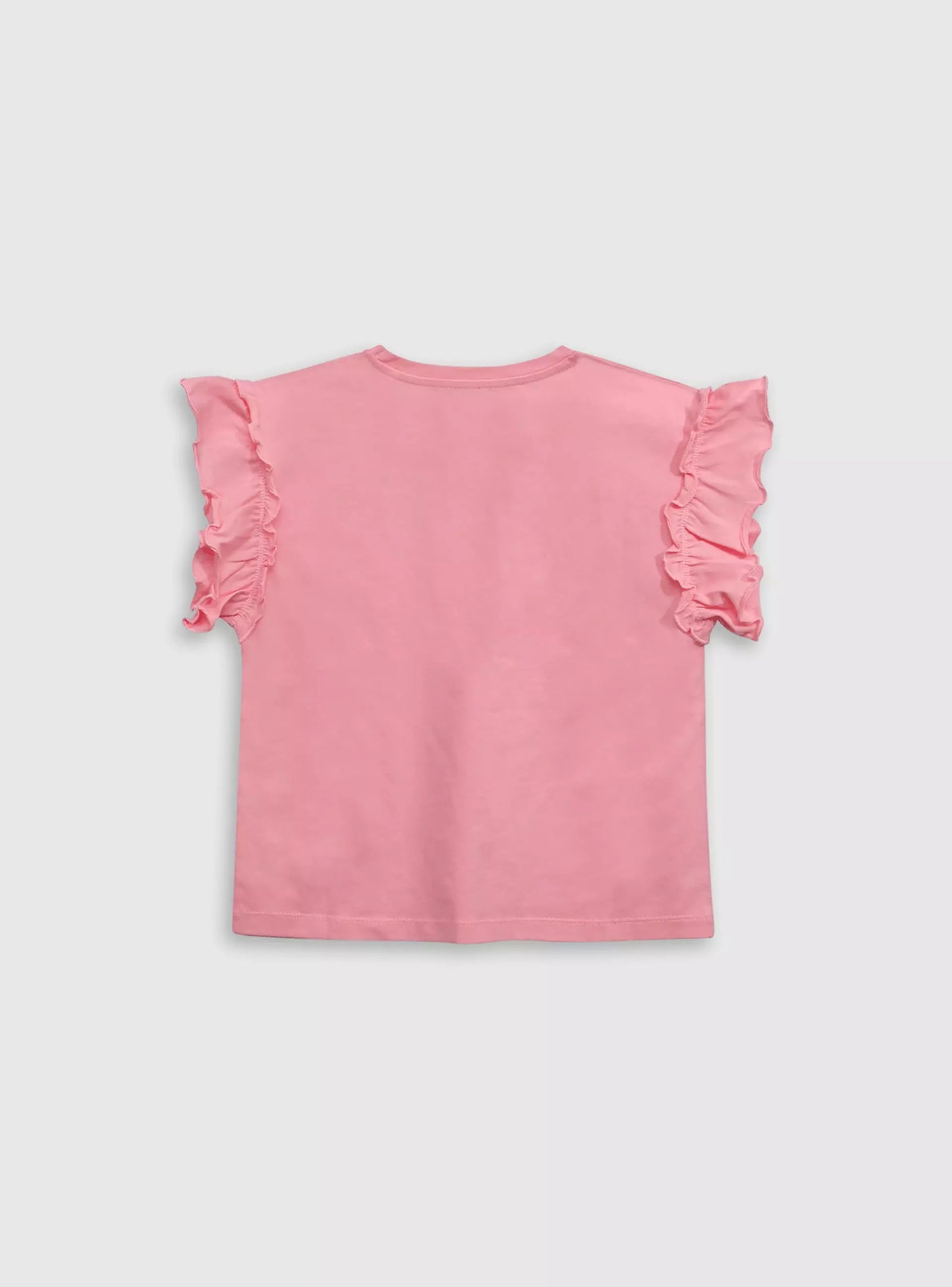 POLERA NIÑA BASICA ROSADA