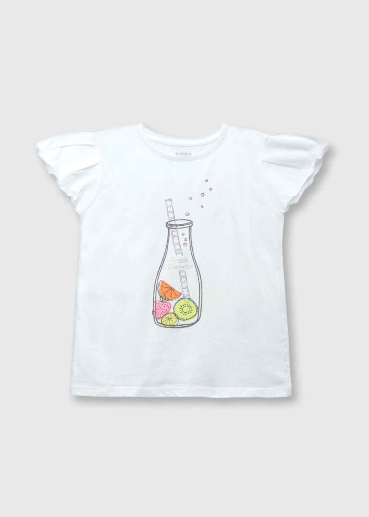 POLERA NIÑA BLANCO FRESH SUMMER