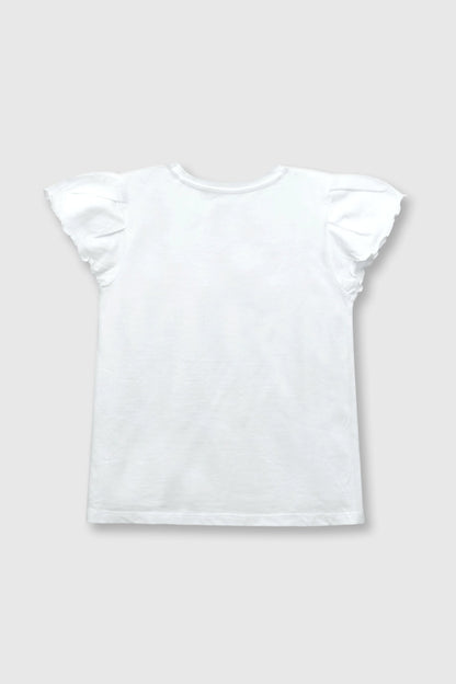 POLERA NIÑA BLANCO FRESH SUMMER