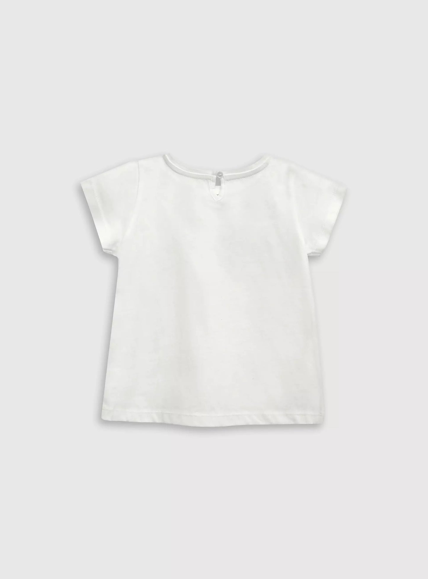 POLERA NIÑA BLANCO