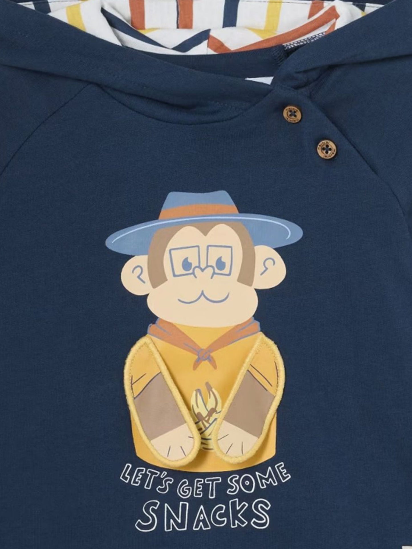 POLERON NIÑO INTERACTIVO MONITO AZUL MAYORAL