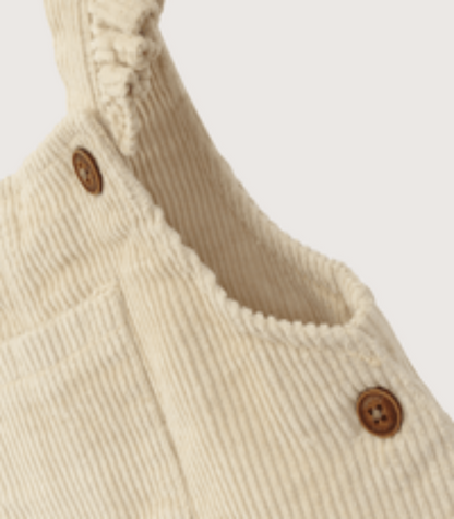 JARDINERA NIÑA ARENA COTELÉ OPALINE