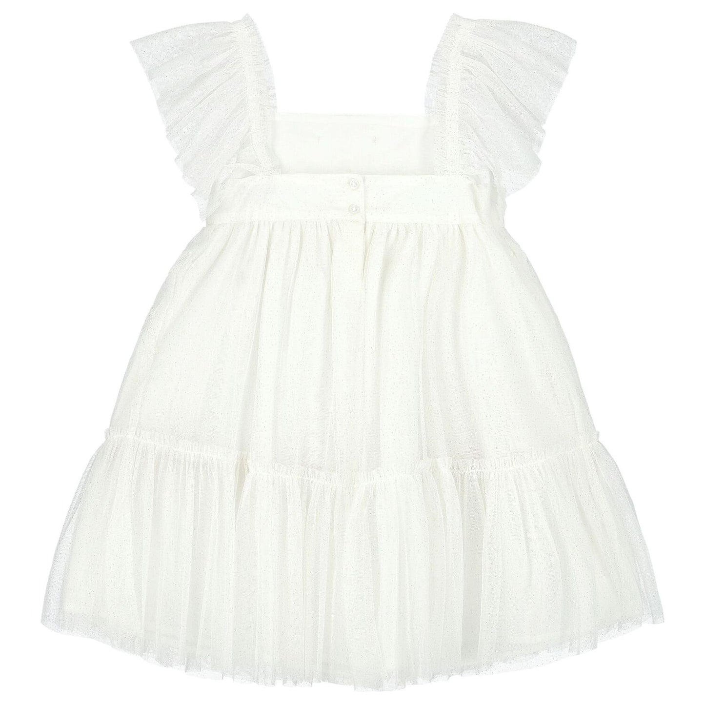 VESTIDO NIÑA TUL CRUDO MAYORAL