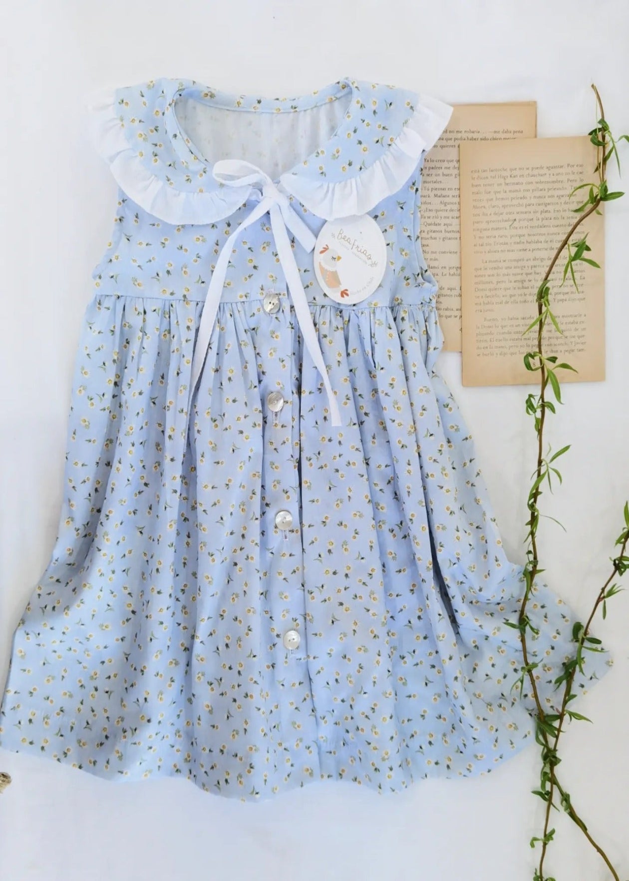 VESTIDO NIÑAS MARGARITAS BEA FRIAS