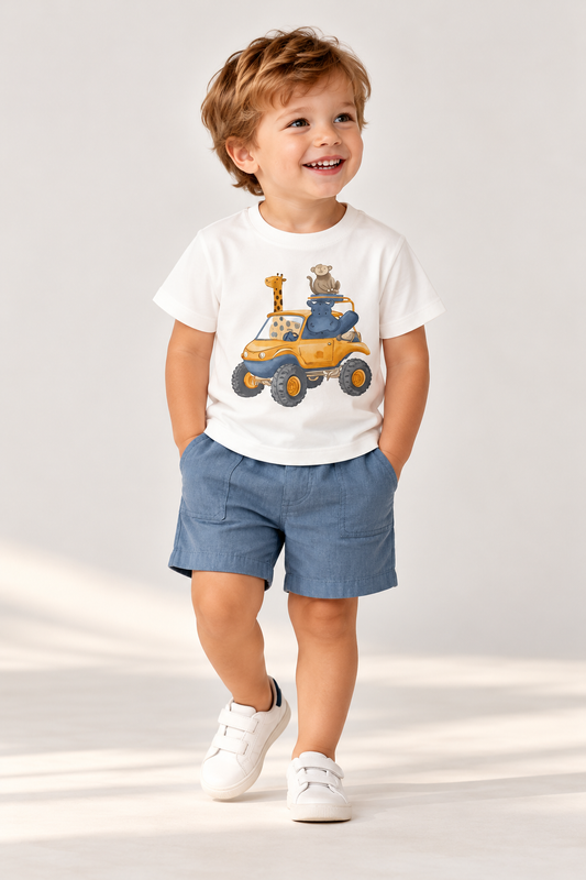 Polera Niño MC Vehiculo Nata Mayoral