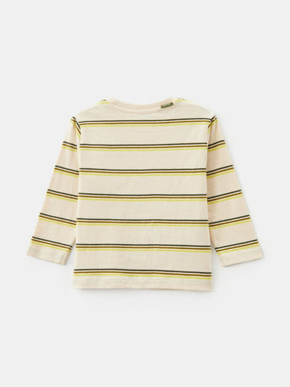 POLERA NIÑO LINEAS VERDE MUSGO MAYORAL