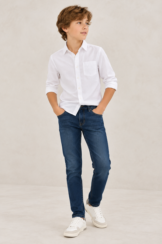 Jeans Tejano Slim Fit Basico Oscuro Mayoral