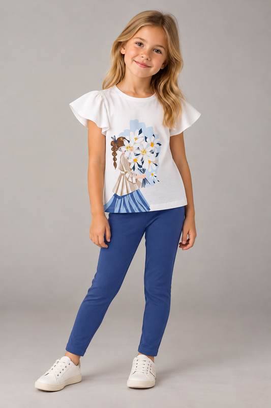 Conjunto Polera y Calza Porcelana Mayoral