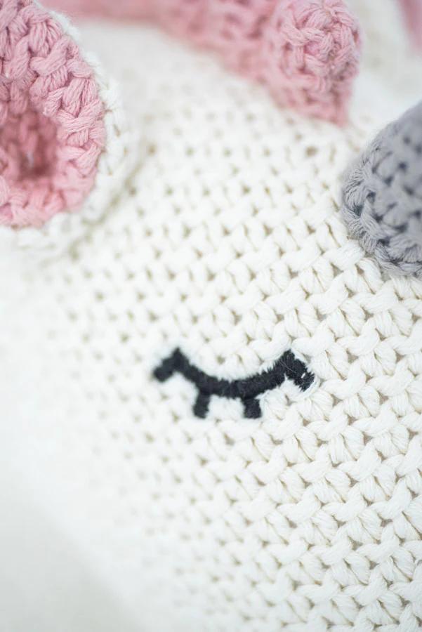 AMIGURUMI UNICORNIO MINI BLANCO