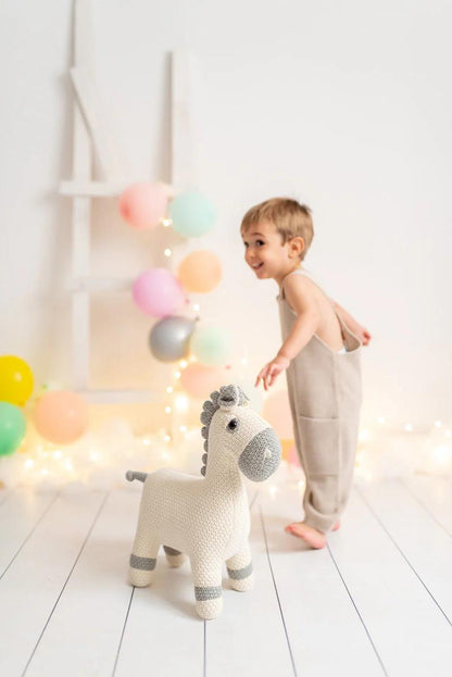 AMIGURUMI YEGUA MINI BLANCO