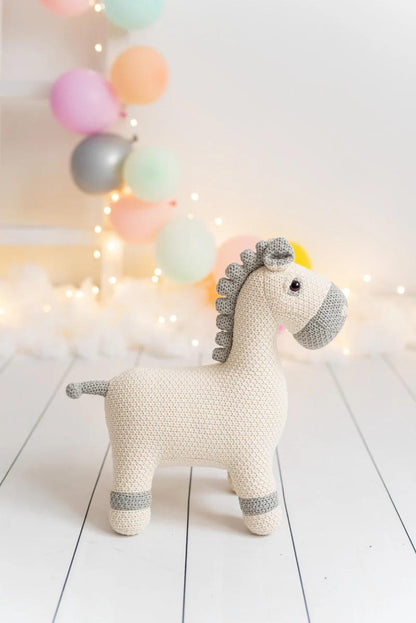 AMIGURUMI YEGUA MINI BLANCO