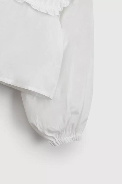 BLUSA NIÑA ML BLANCA