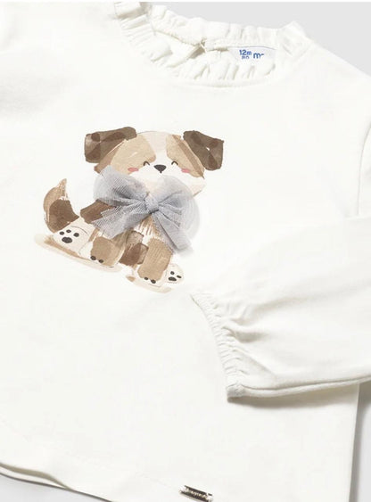 Polera Niña Perrito Nata