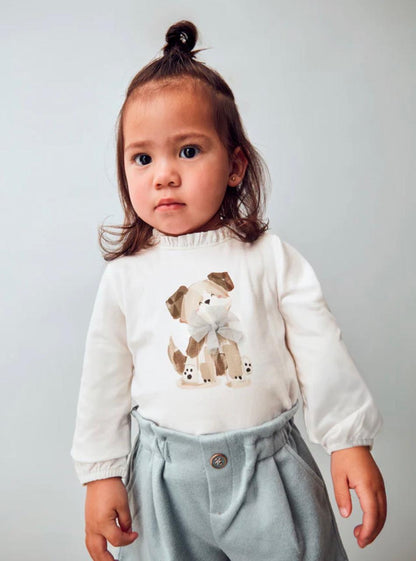 Polera Niña Perrito Nata