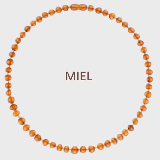 COLLAR BEBE 32 CM MIEL AMBAR BALTICO EKUNEY