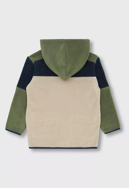 POLAR NIÑO COMBINADO VERDE