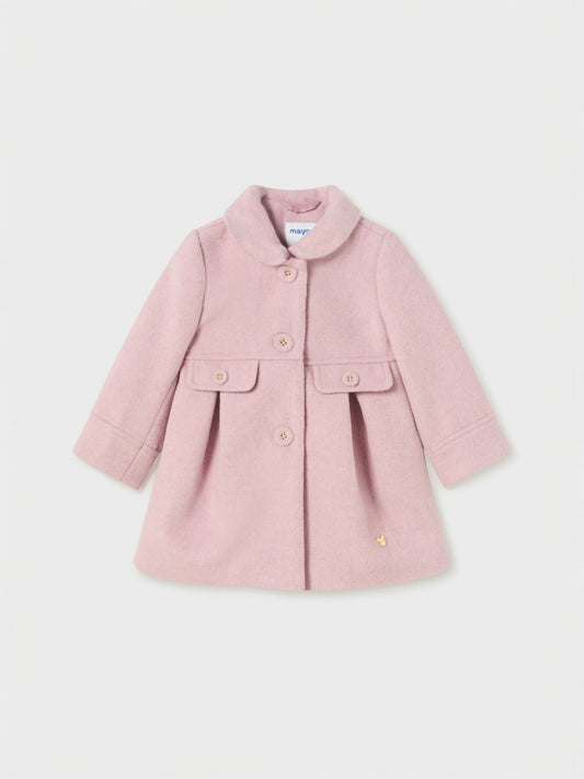 ABRIGO NIÑA PAÑO ROSADO MAYORAL