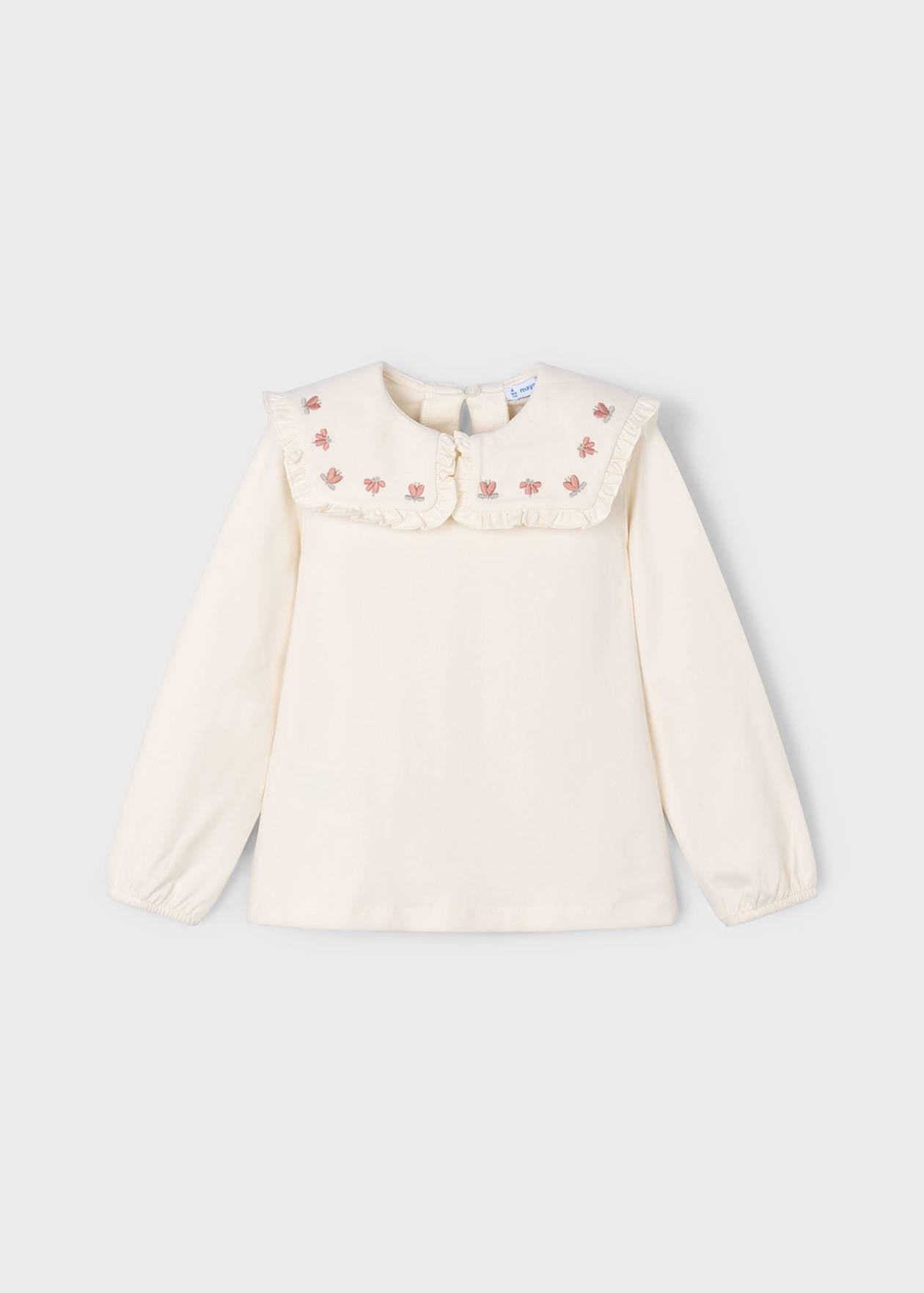 POLERA NIÑA ML CUELLO VOLENTES MACCHIATO MAYORAL