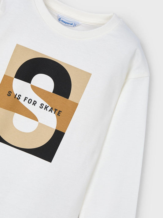 Polera niño gráfica toffe Mayoral - detalle