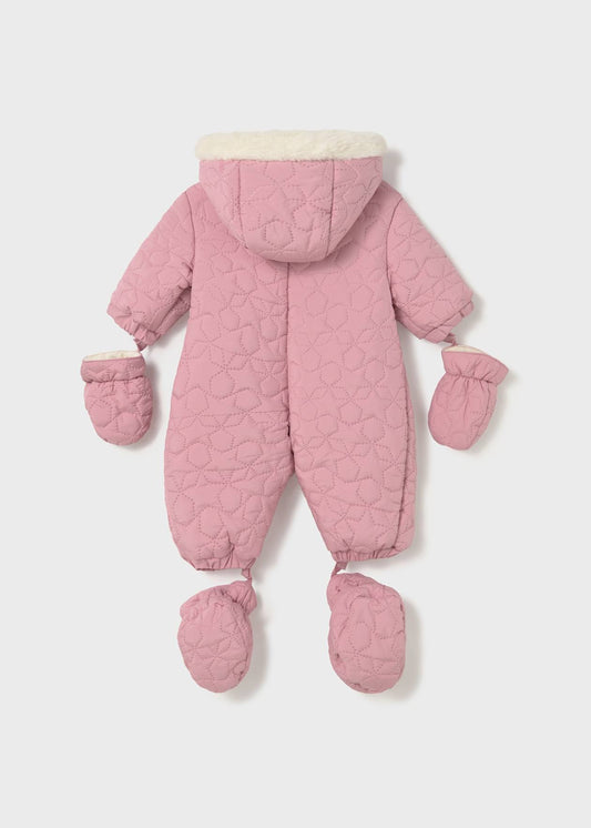Traje de nieve esquimal niña orquídea Mayoral - detalle patucos
