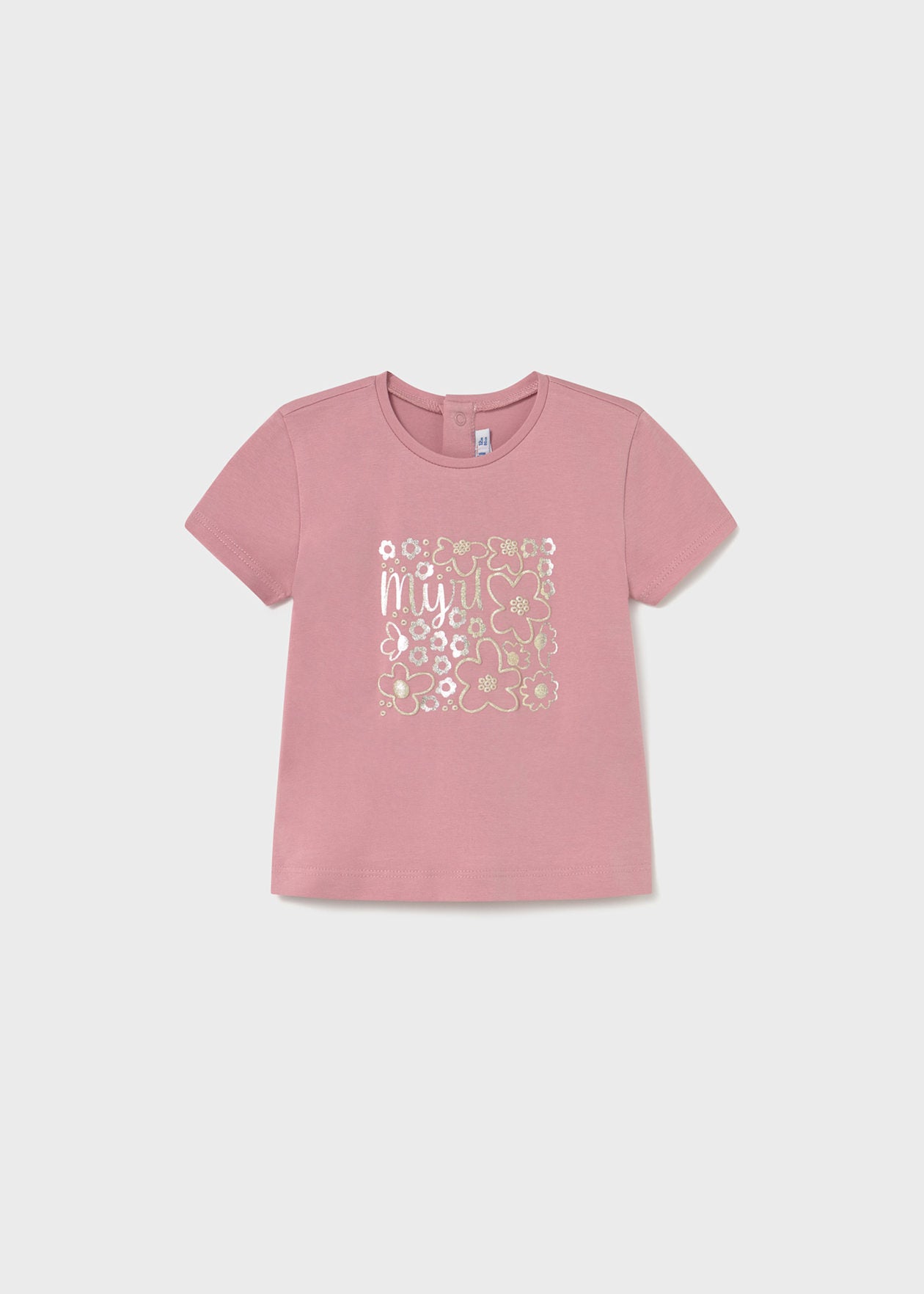 POLERA NIÑA ROSADO FLORES MAYORAL