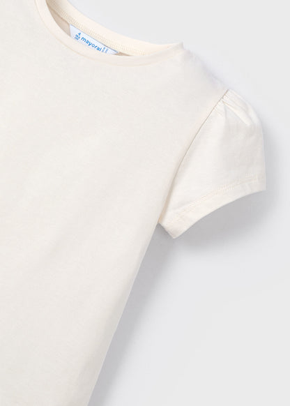 CONJUNTO NIÑA 2 PIEZAS POLERA Y CHALECO HUESO MAYORAL