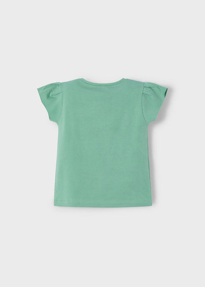 POLERA NIÑA MENTA FLORES MAYORAL