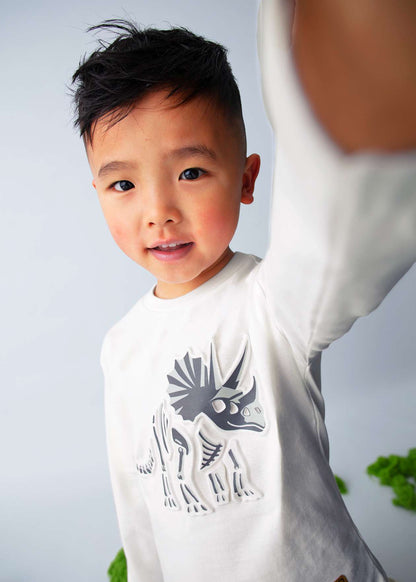 POLERA NIÑO ML NATA DINOSAURIO MAYORAL