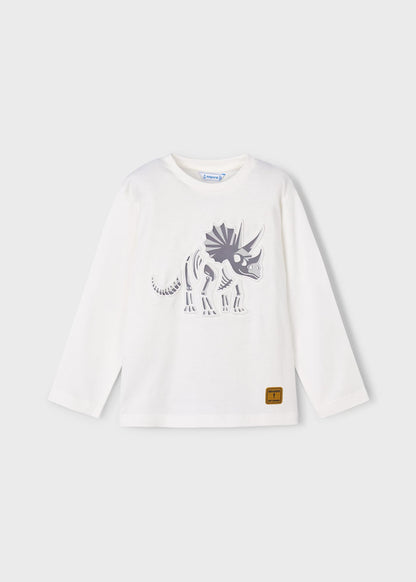 POLERA NIÑO ML NATA DINOSAURIO MAYORAL