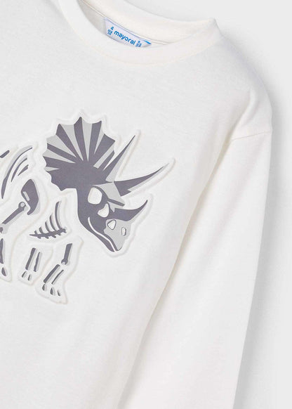 POLERA NIÑO ML NATA DINOSAURIO MAYORAL