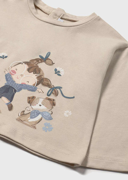 POLERA NIÑA ML NIÑA ARENA MAYORAL