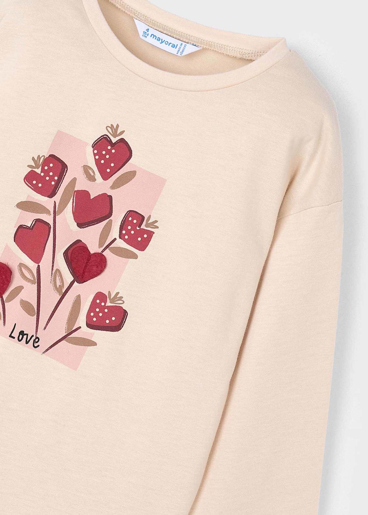 POLERA NIÑA ML ALMENDRA MAYORAL