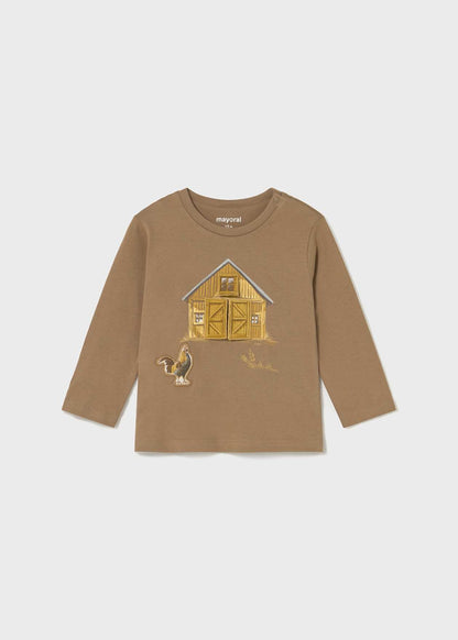 POLERA NIÑO ML GRANJA CARAMELO MAYORAL