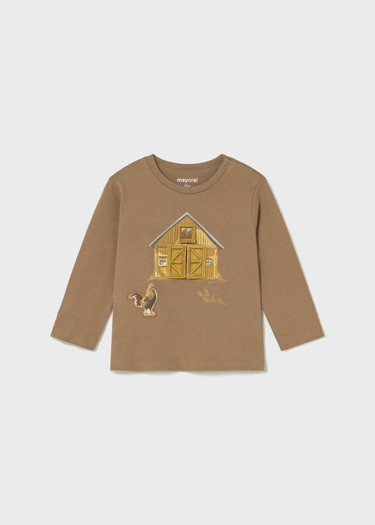 POLERA NIÑO ML GRANJA CARAMELO MAYORAL