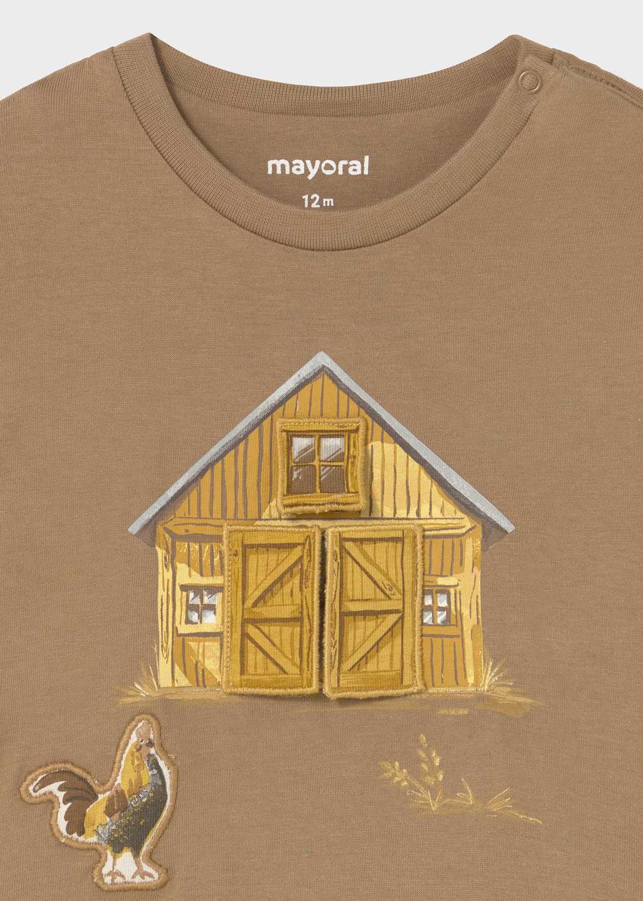 POLERA NIÑO ML GRANJA CARAMELO MAYORAL