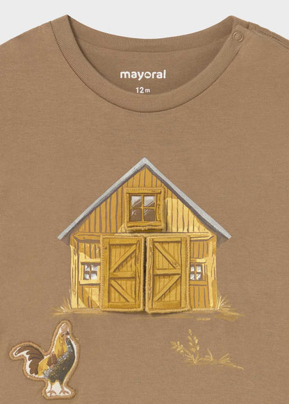 POLERA NIÑO ML GRANJA CARAMELO MAYORAL