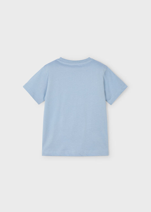 Polera niño manga corta perla Mayoral - detalle