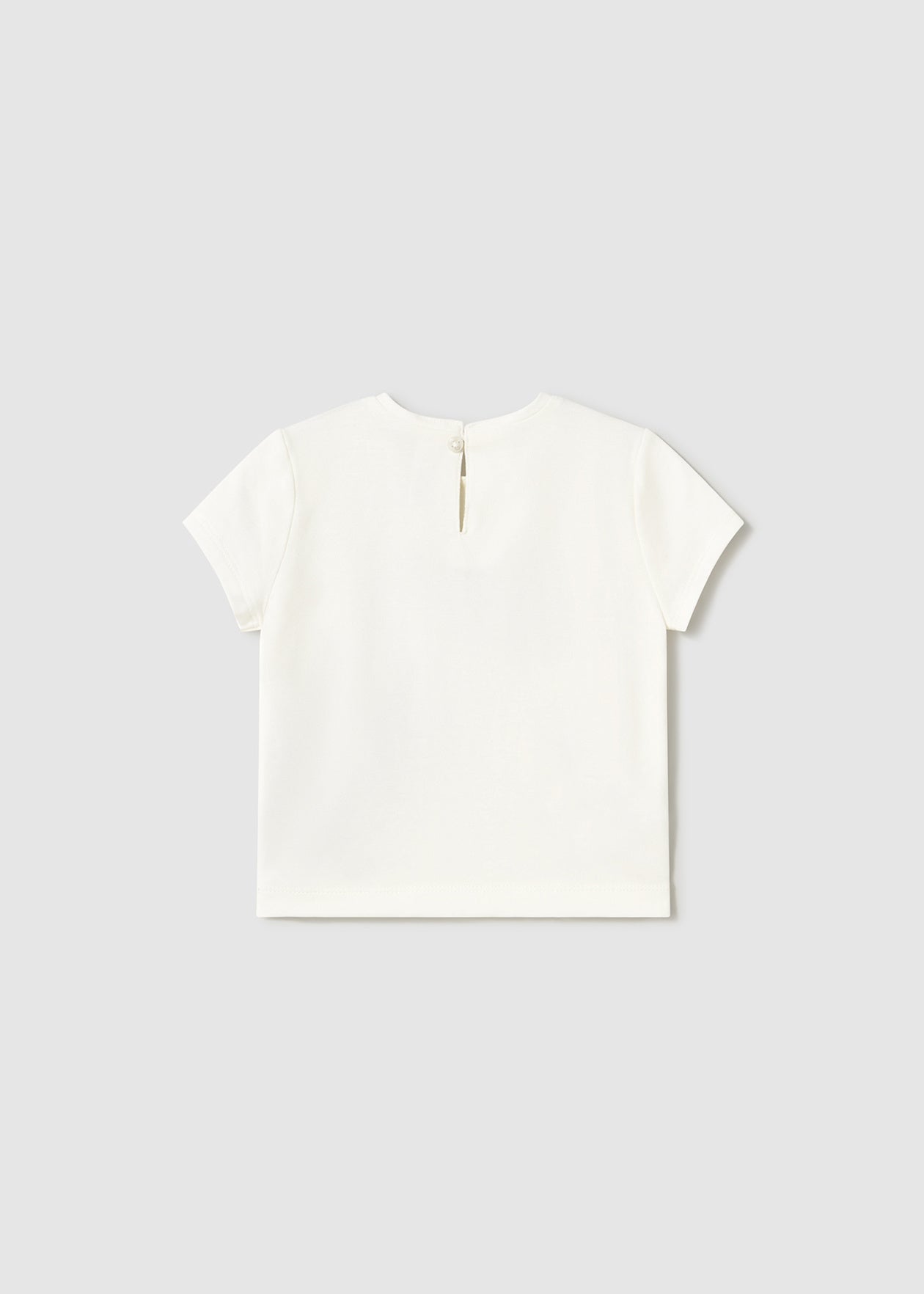 POLERA NIÑA FLORES CRUDO MAYORAL