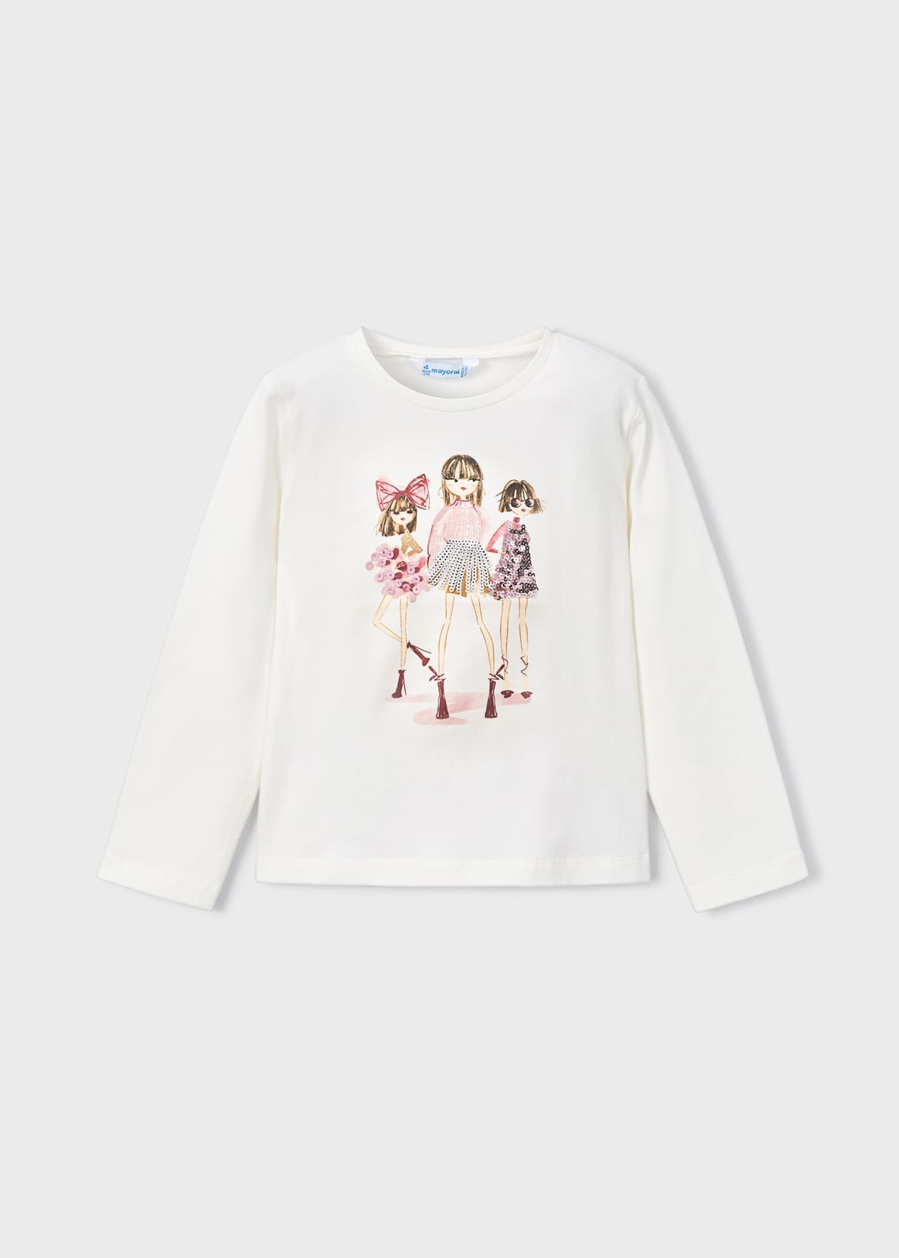 POLERA NIÑA ML MACCHIATO BUR MAYORAL