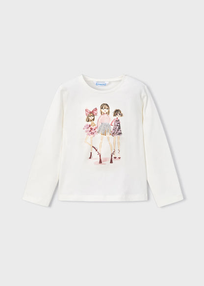 POLERA NIÑA ML MACCHIATO BUR MAYORAL